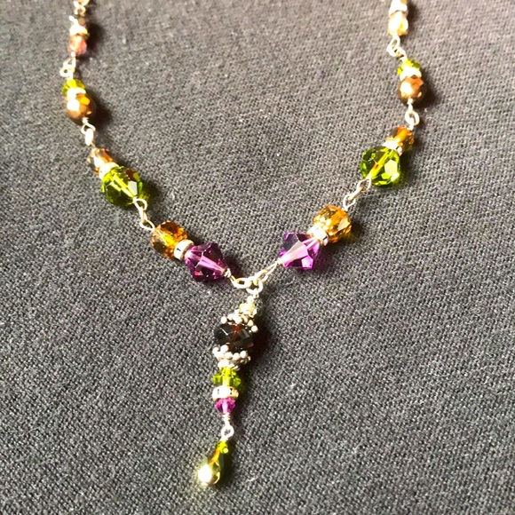 Beautiful front-drop necklace - Picture 1 of 3